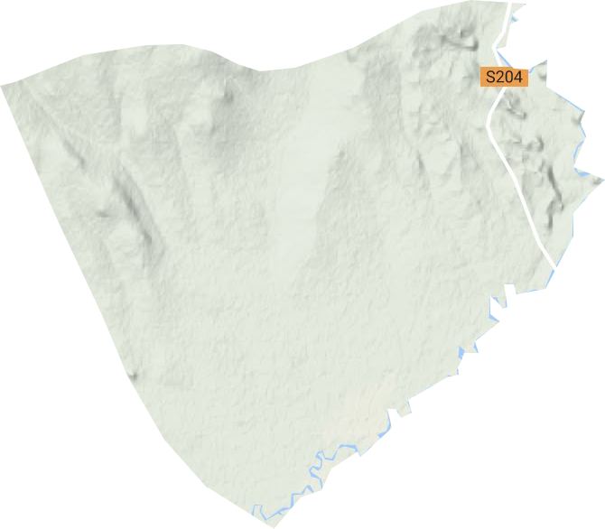 汤林林场地形图