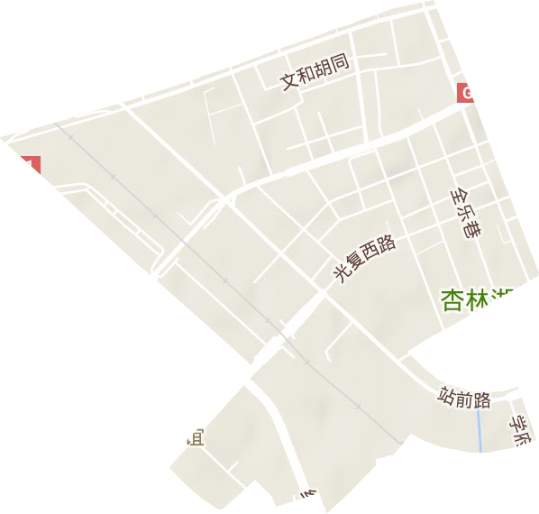 长安街道地形图