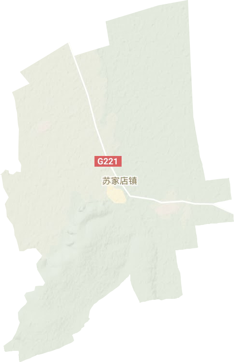 苏家店镇地形图