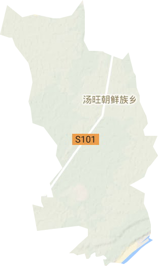 汤旺乡地形图