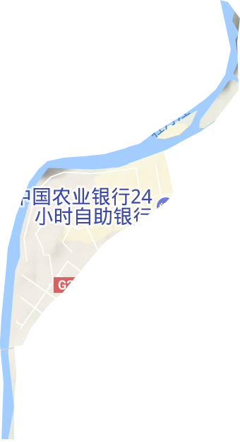 桦林橡胶厂街道地形图