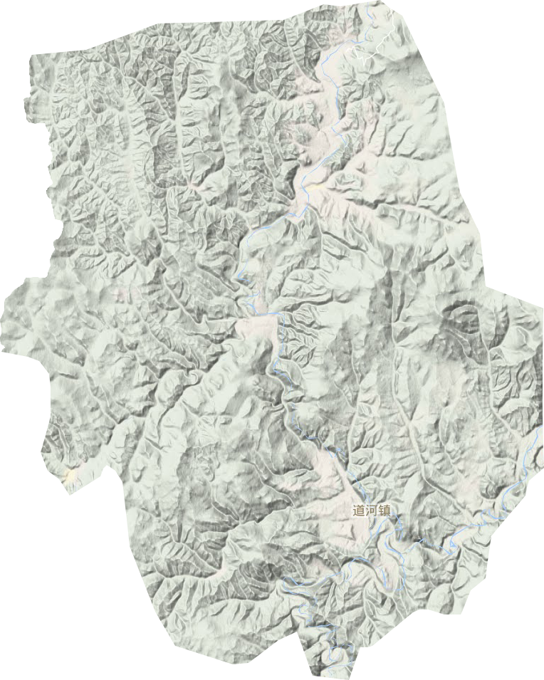 道河镇地形图