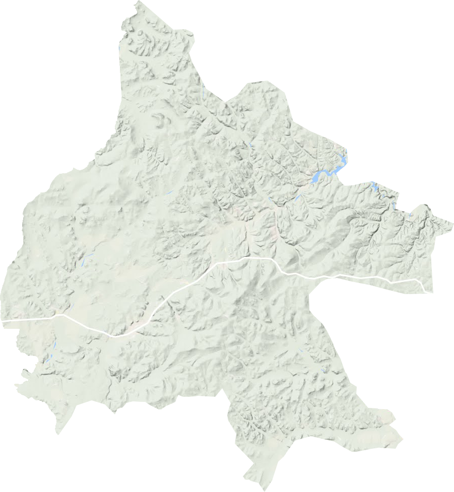 罕达汽镇地形图