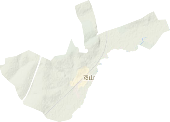 双山镇地形图