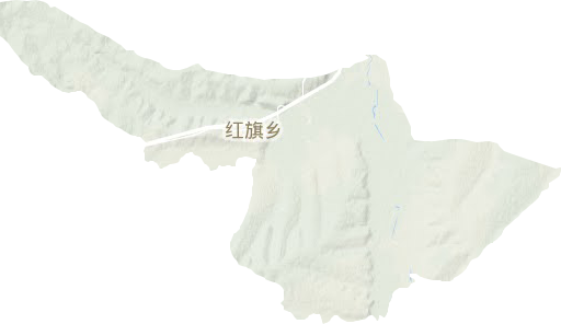 红旗乡地形图