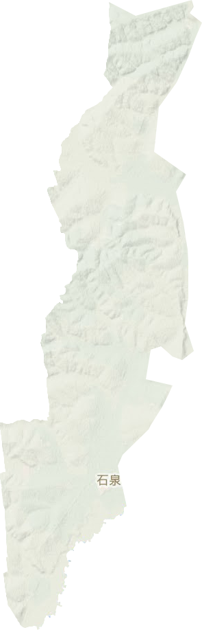 石泉镇地形图