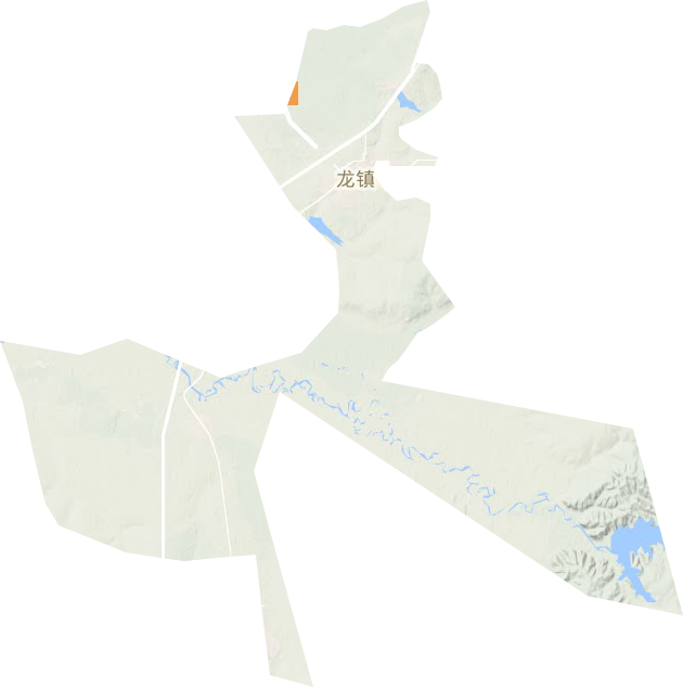龙镇地形图