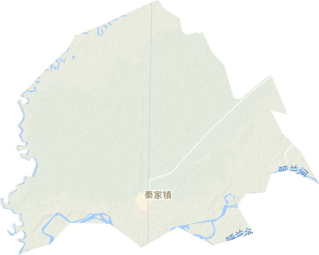 秦家镇地形图