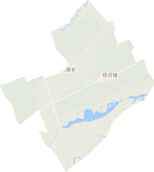 双河镇地形图