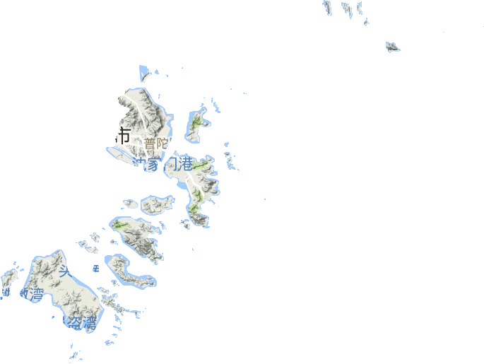 普陀区地形图