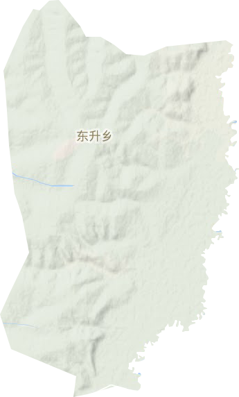 东升乡地形图