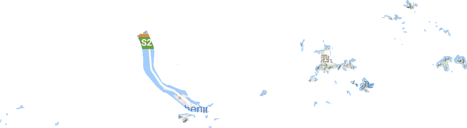 嵊泗县地形图