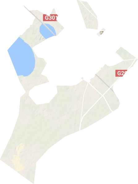 安达镇地形图