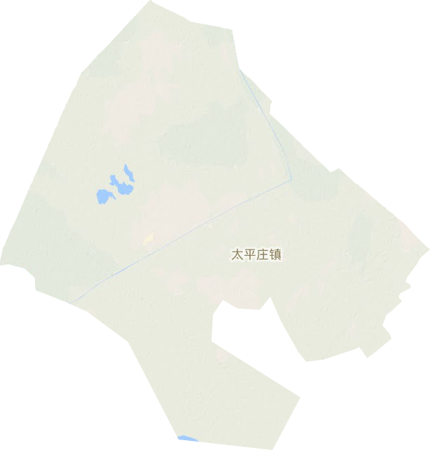 太平庄镇地形图