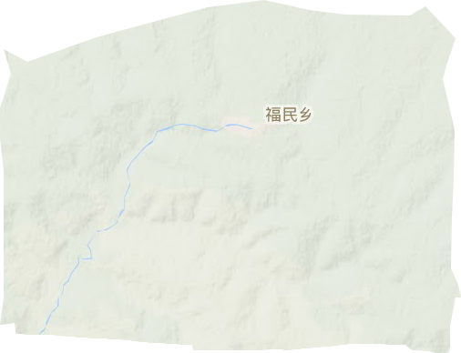 福民乡地形图