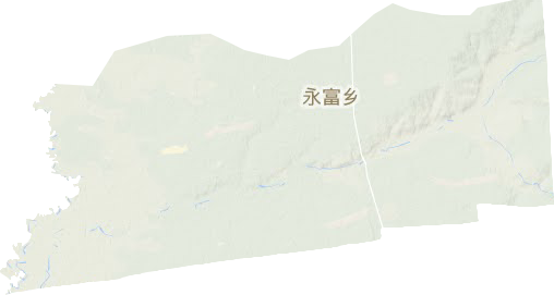永富乡地形图