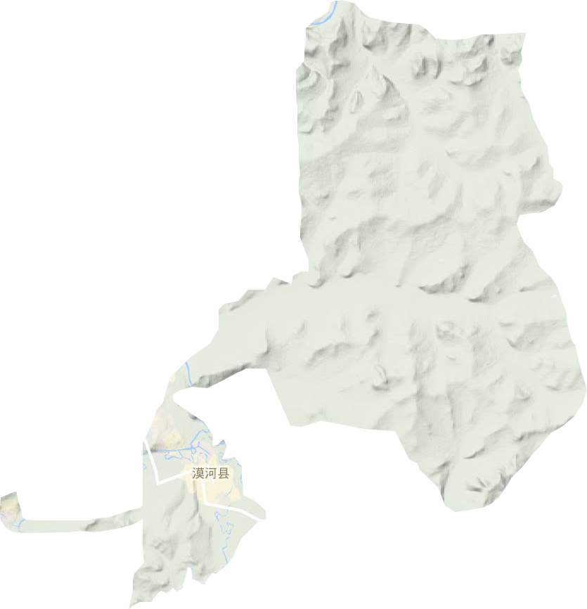 西林吉镇地形图