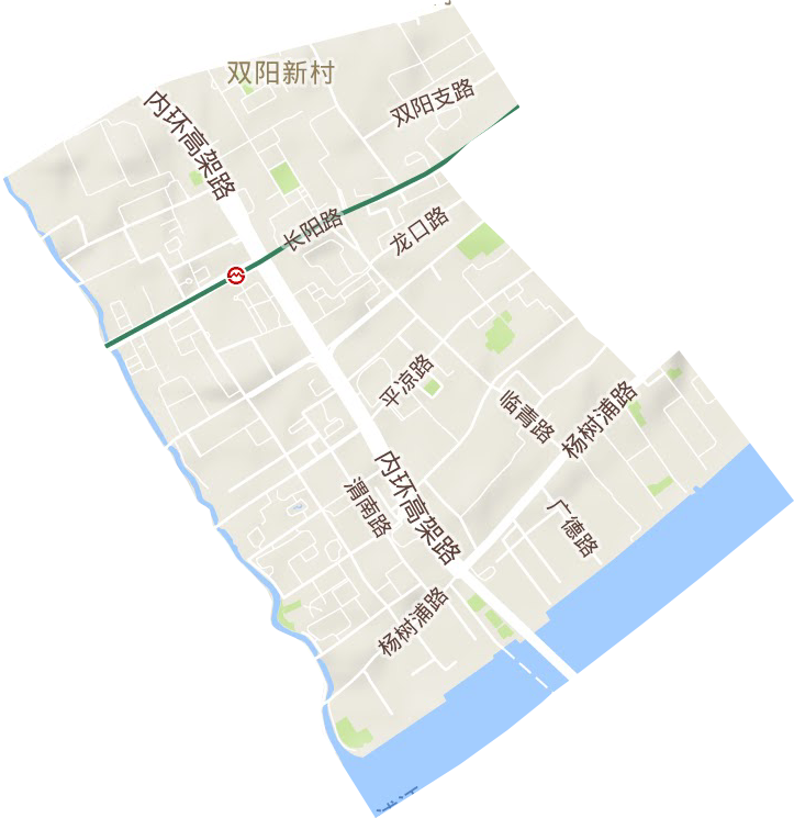大桥街道地形图