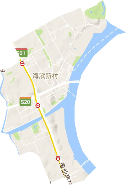 吴淞街道地形图