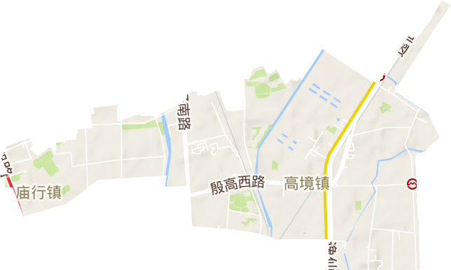 高境镇地形图