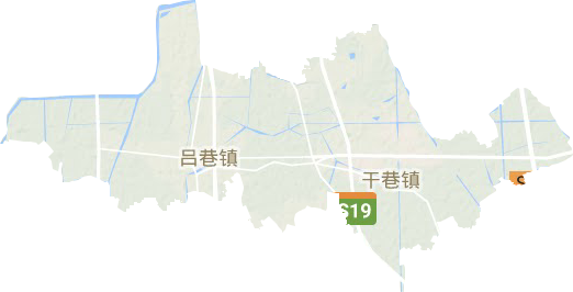 吕巷镇地形图