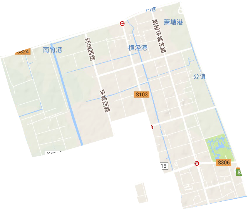 奉浦社区地形图