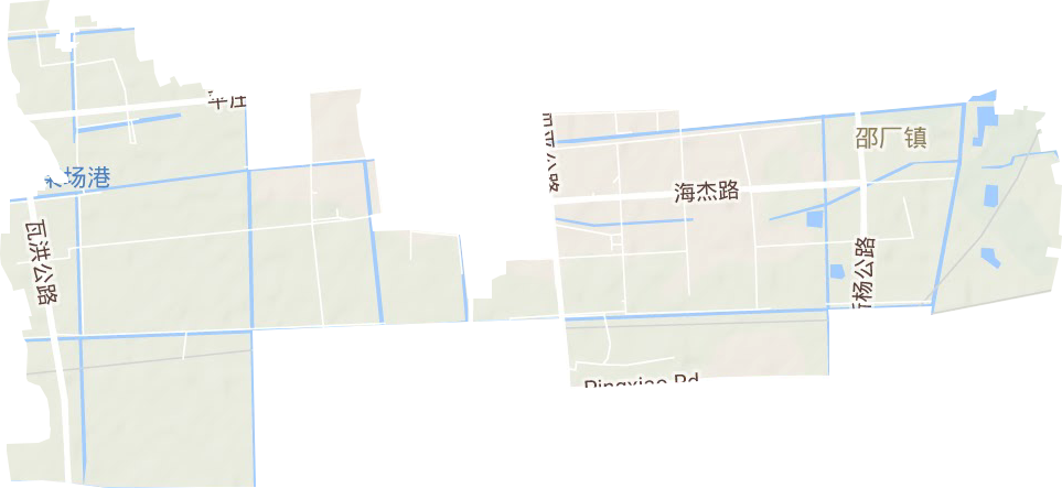 上海海港综合经济开发区地形图