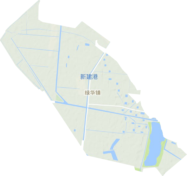 绿华镇地形图