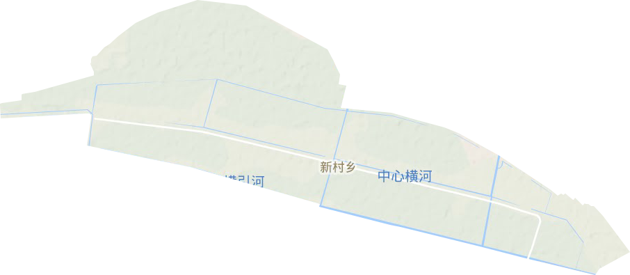 新村乡地形图