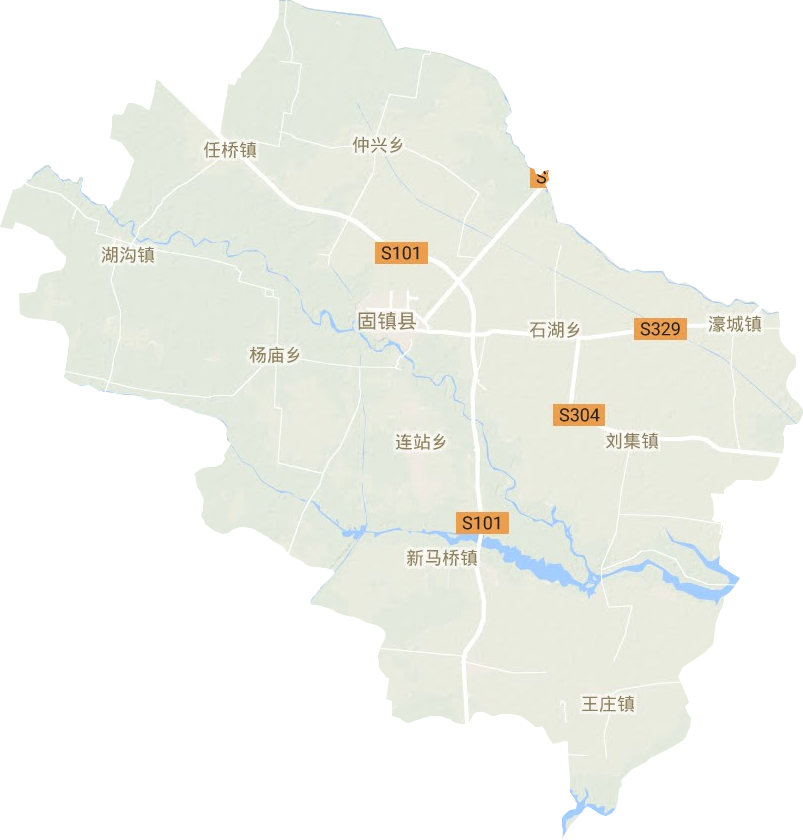 固镇县地形图