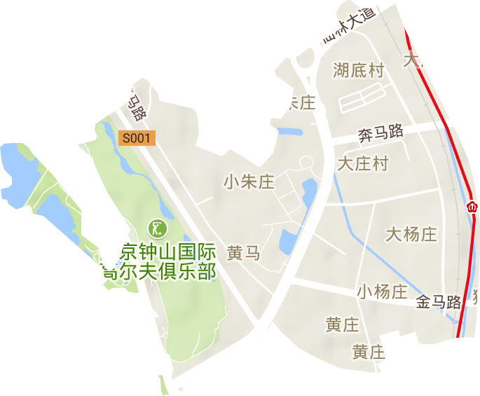 南京市马群科技园地形图