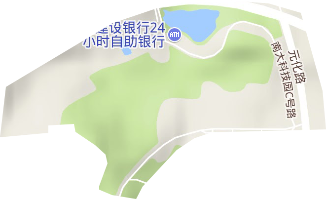 南京大学科学园地形图