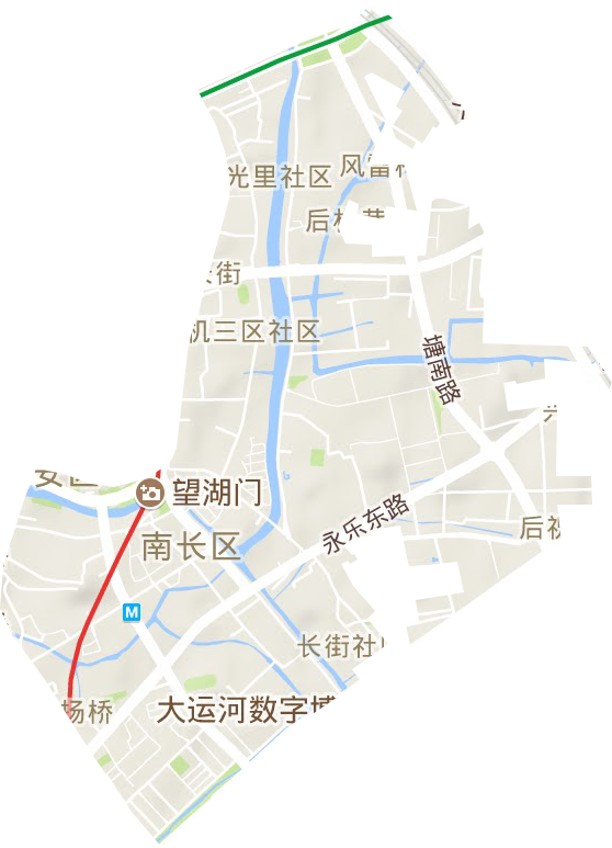 南禅寺街道地形图