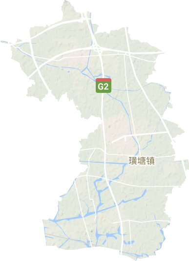 徐霞客镇地形图