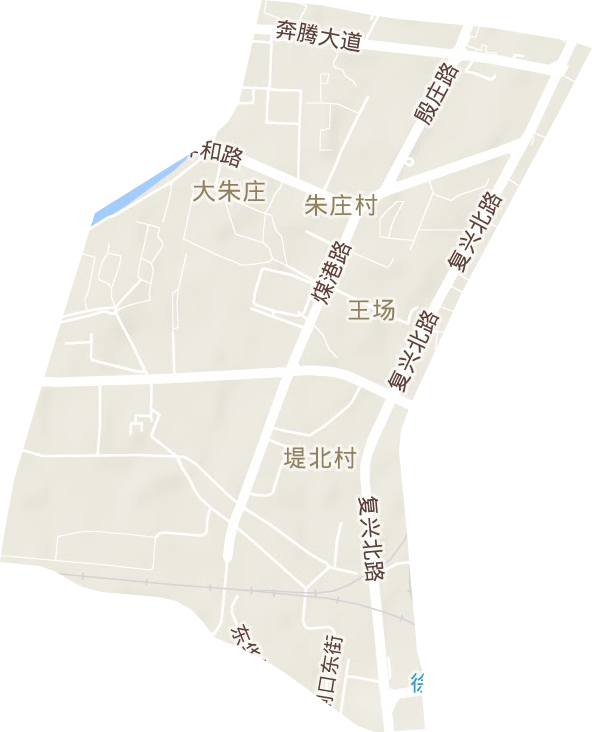 环城街道地形图