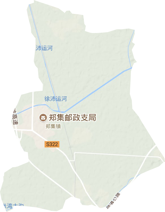 郑集镇地形图