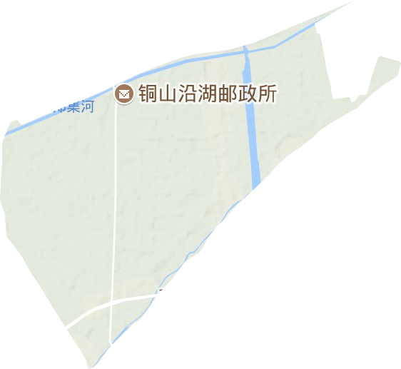 国营沿湖农场地形图