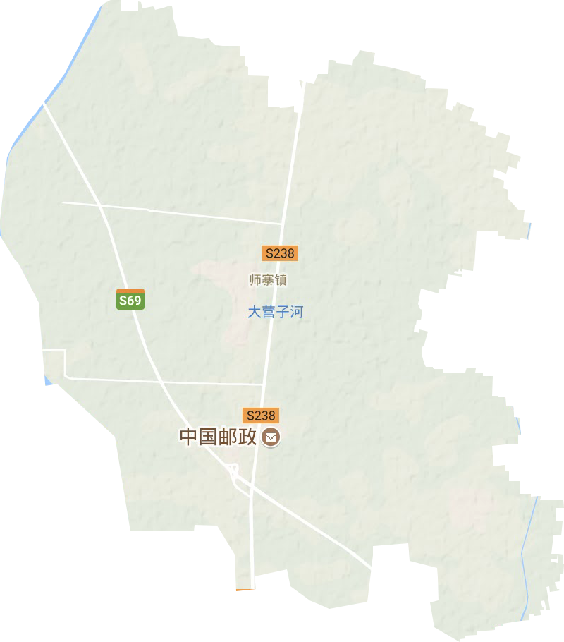 师寨镇地形图