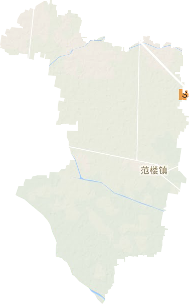 范楼镇地形图