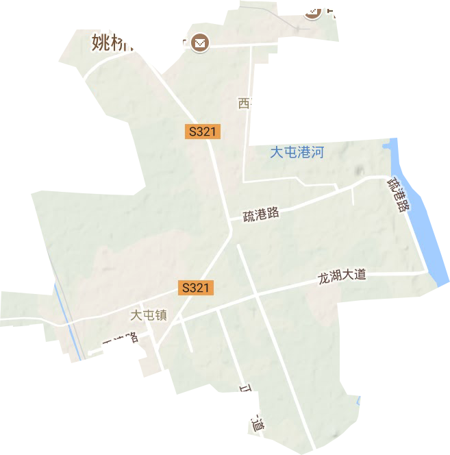 大屯镇地形图