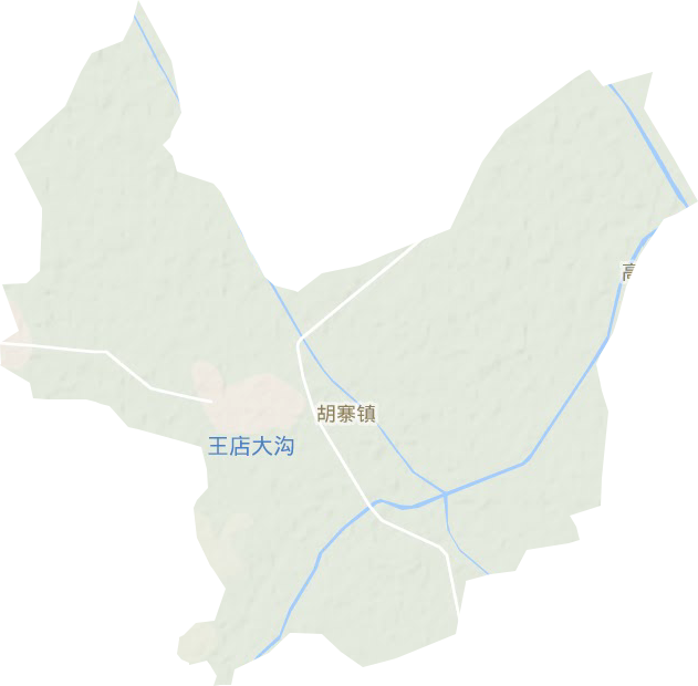 胡寨镇地形图