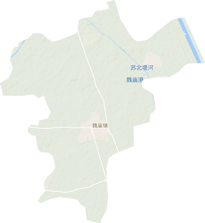 魏庙镇地形图