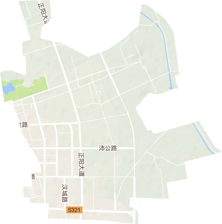 沛县新城区地形图