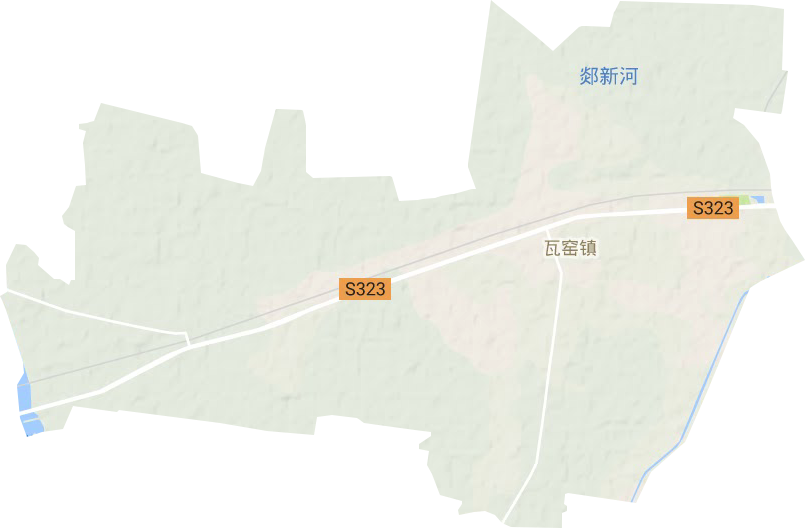 瓦窑镇地形图