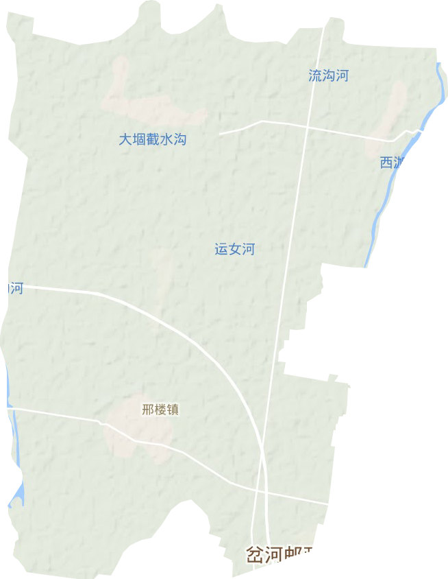 邢楼镇地形图