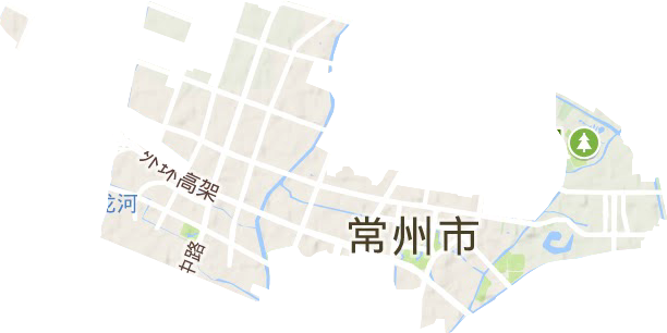 三井街道地形图