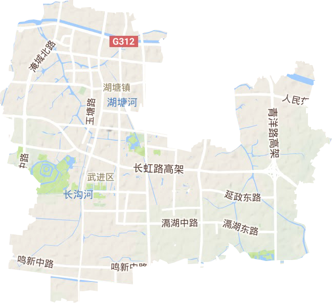 湖塘镇地形图