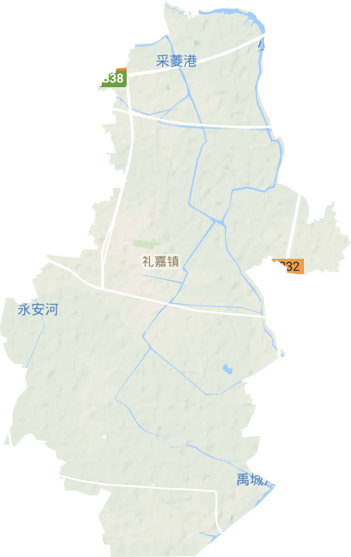 礼嘉镇地形图