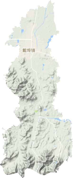 戴埠镇地形图
