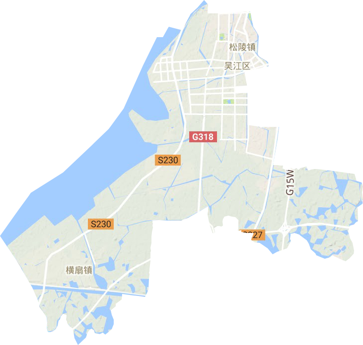 太湖新城镇地形图